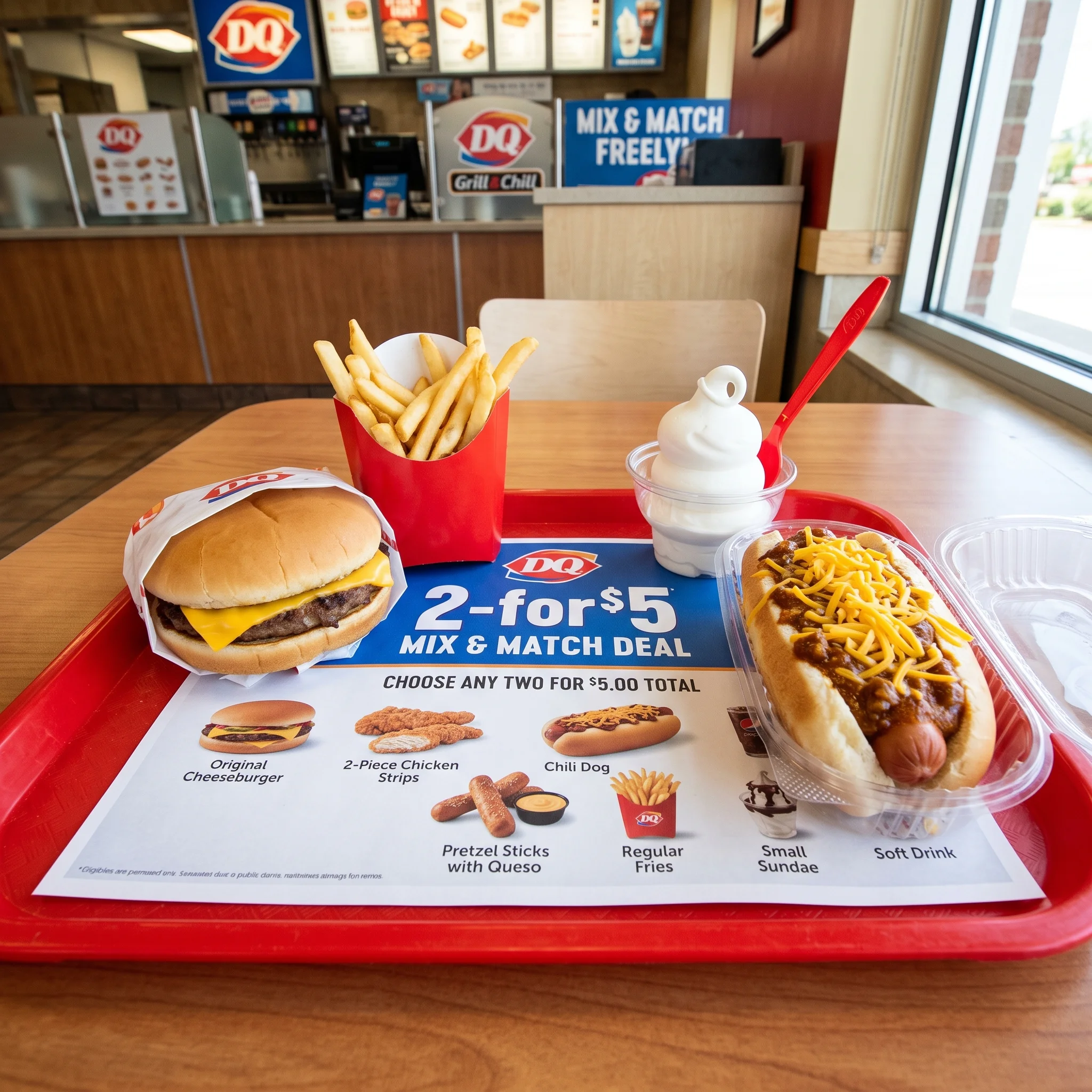 DQ 2-for-$5 Mix & Match Deal — Dairy Queen 2026 menu item