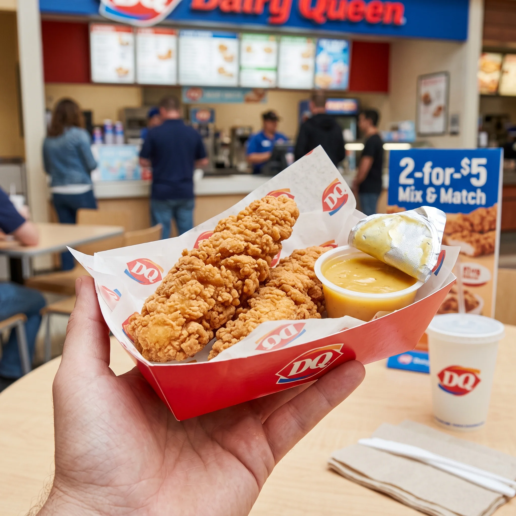 2-Piece Chicken Strips — Dairy Queen 2026 menu reference