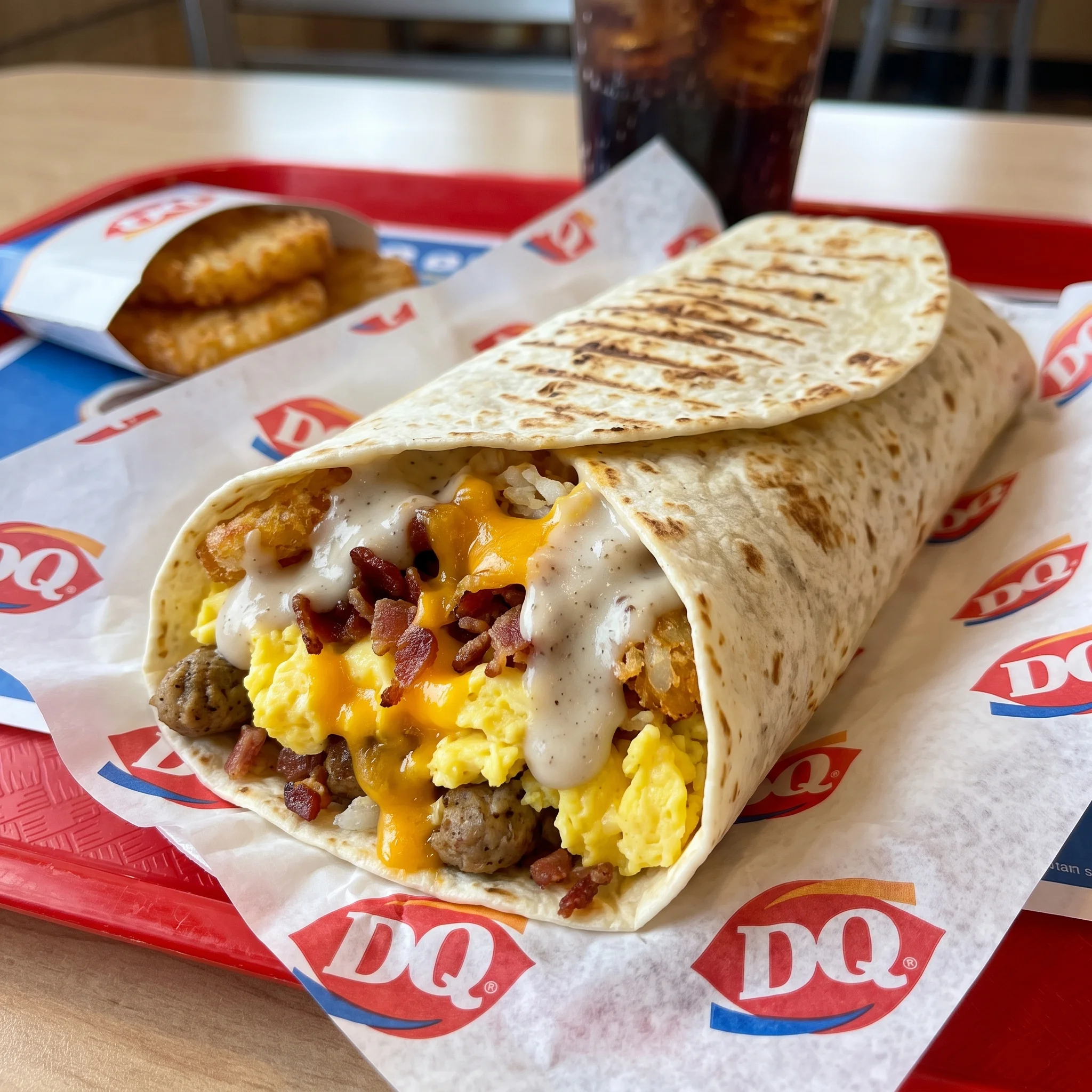 Breakfast Burrito — Dairy Queen 2026 menu item