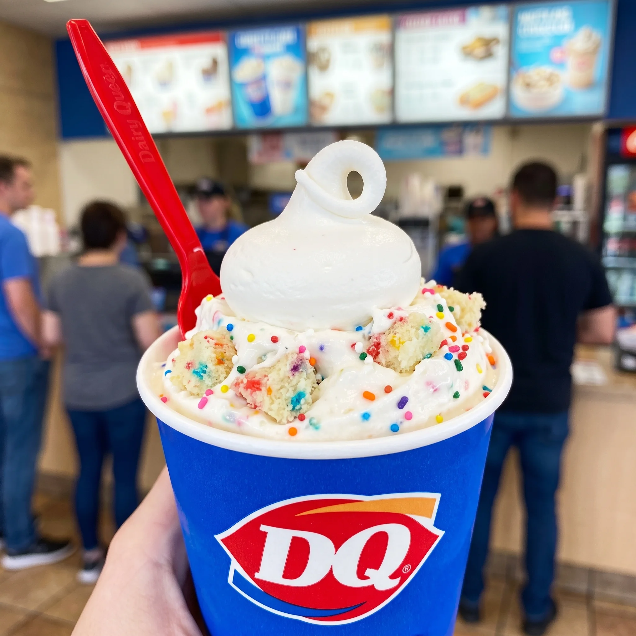 Confetti Cake Blizzard® Treat — Dairy Queen 2026 menu item