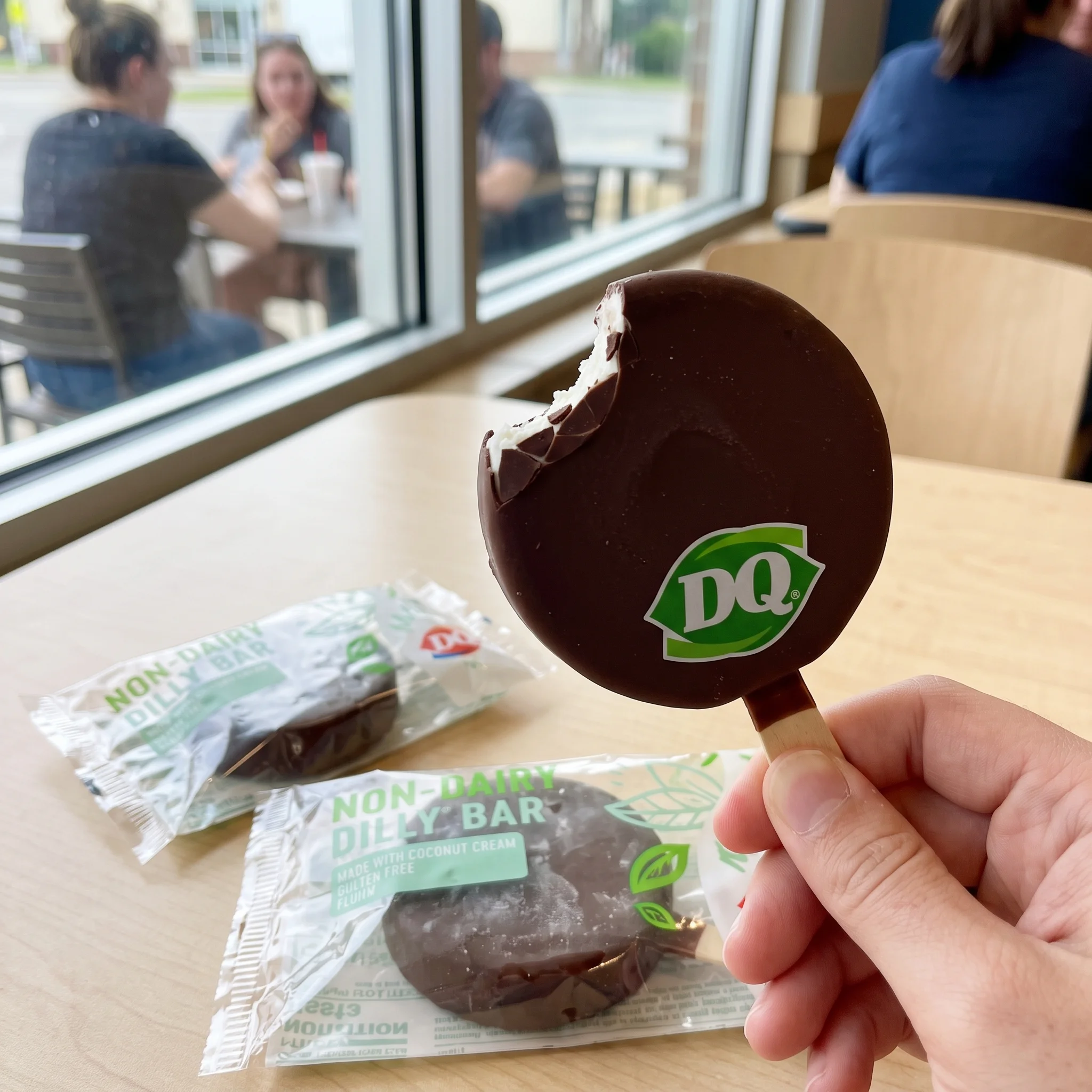 Dairy Queen Non-Dairy Dilly Bar plant-based vegan and gluten-free ice cream treat