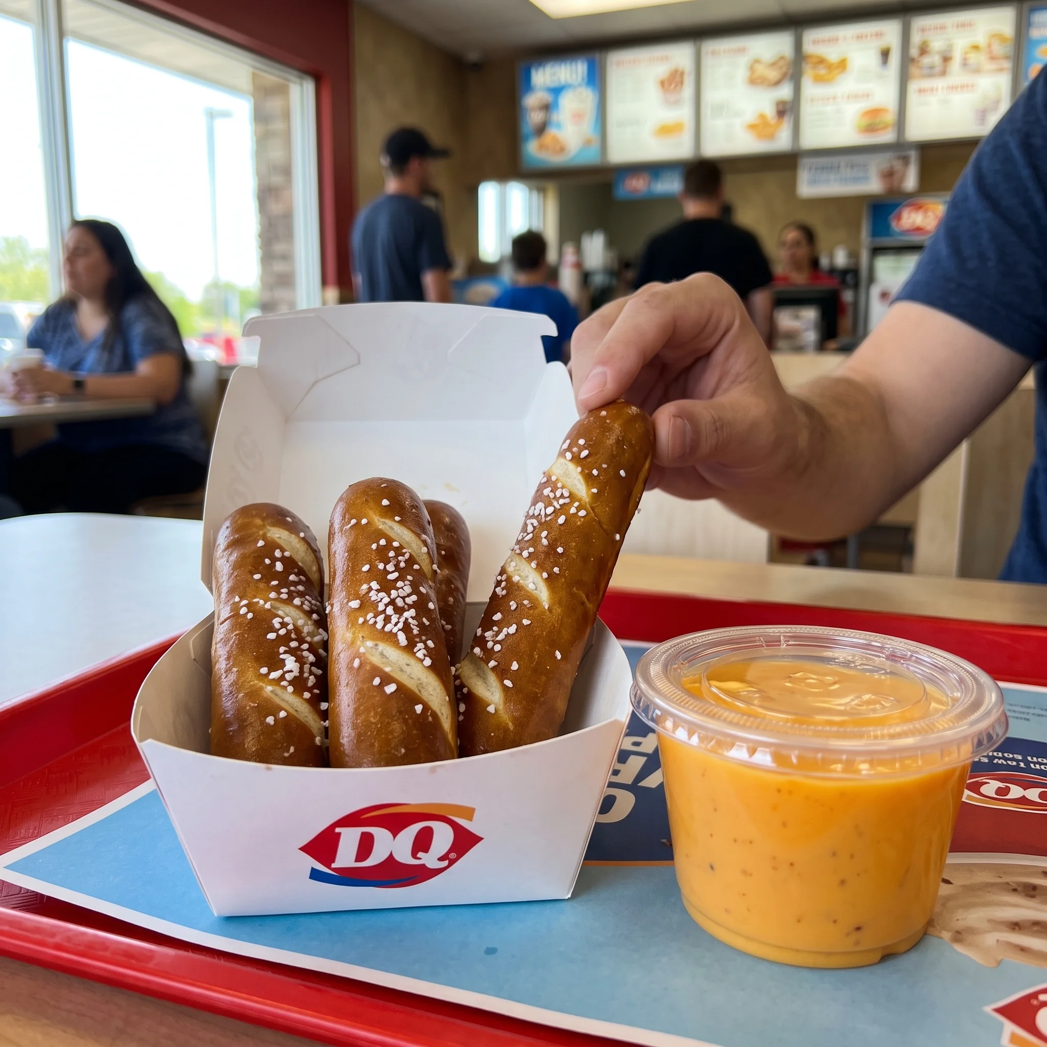 Pretzel Sticks with Zesty Queso — Dairy Queen 2026 menu item