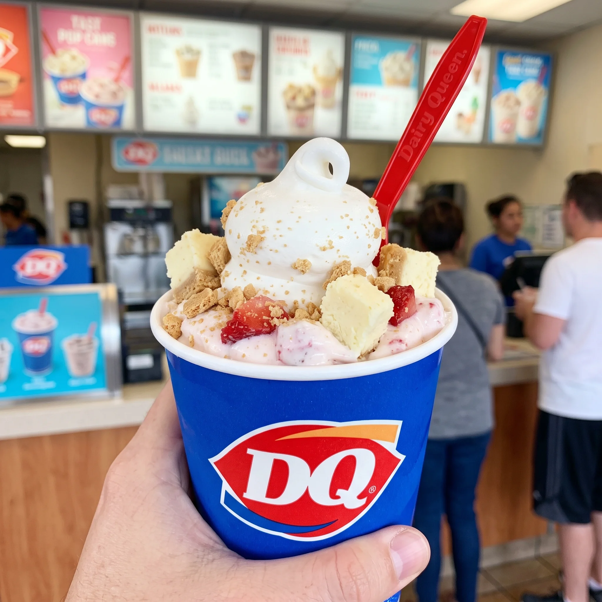 Strawberry Cheesequake Blizzard® — Dairy Queen 2026 menu item